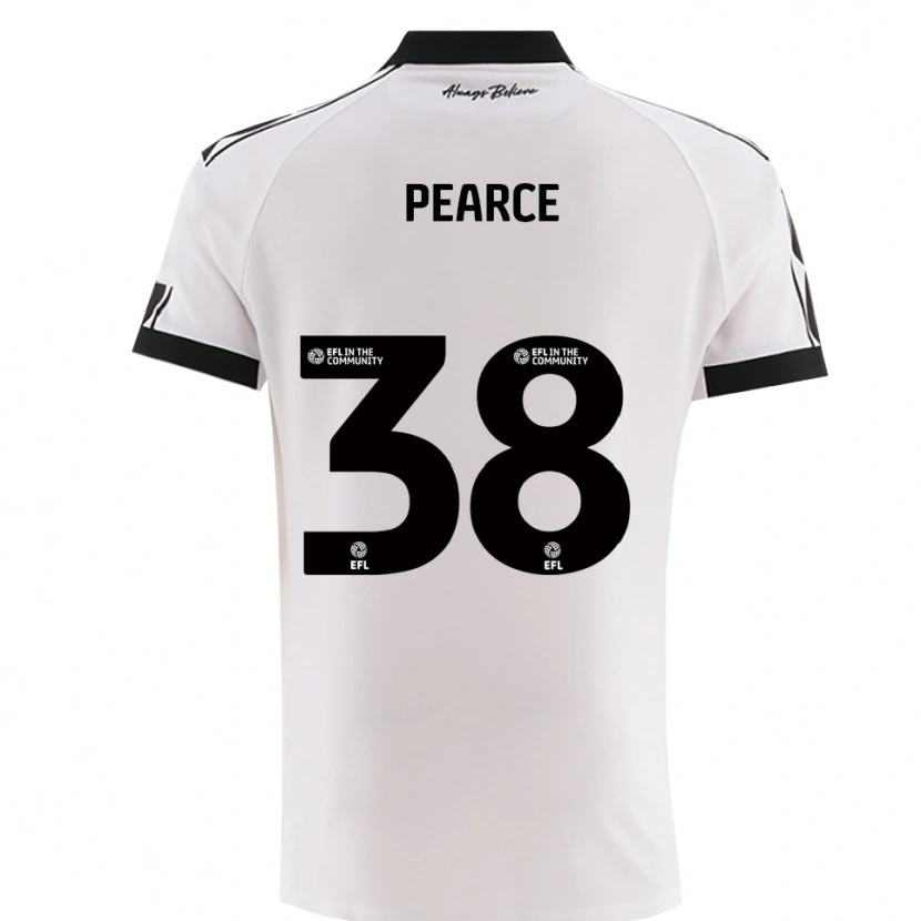 Danxen Kinder Manon Pearce #38 Weiß Schwarz Auswärtstrikot Trikot 2025/26 T-Shirt Österreich