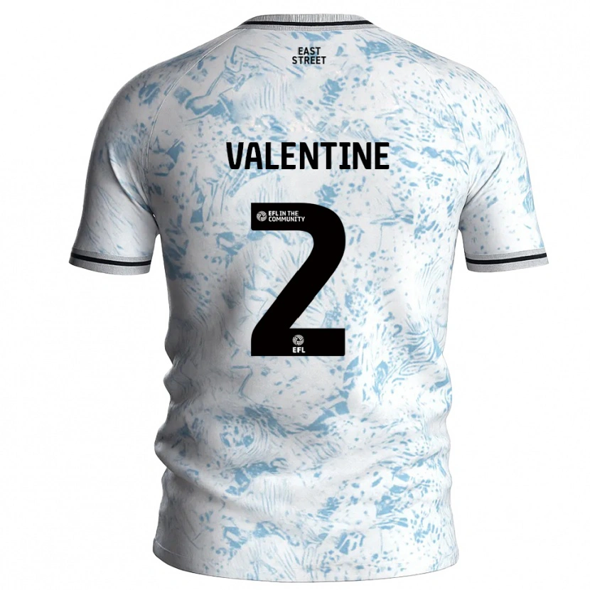 Danxen Kinder Phoenix Valentine #2 Weiß Himmelblau Auswärtstrikot Trikot 2025/26 T-Shirt Österreich