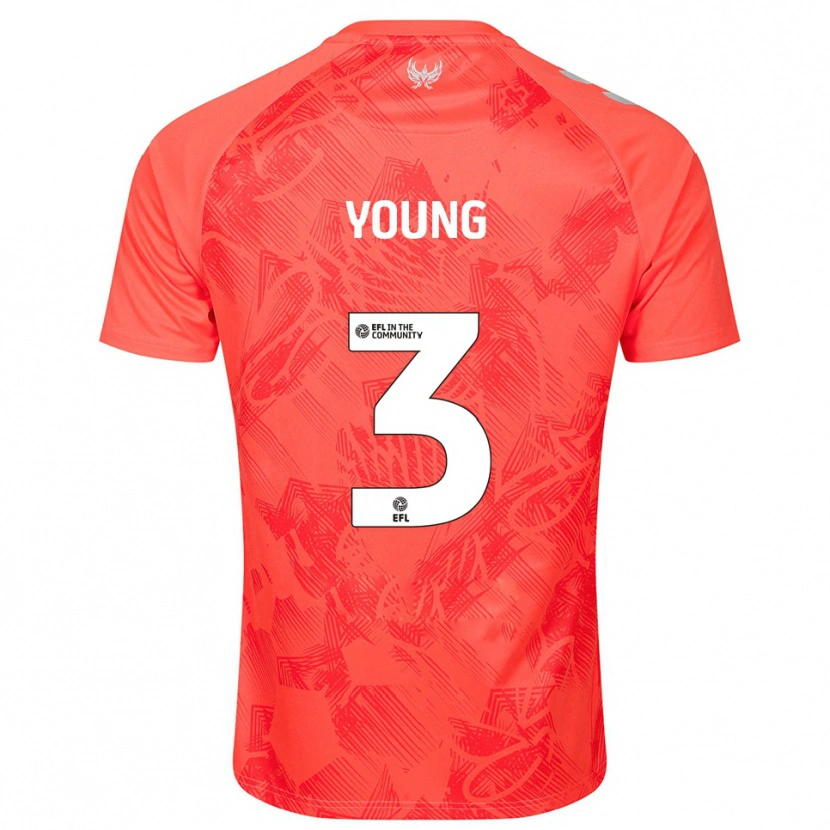 Danxen Kinder Shay Young #3 Orange Weiß Auswärtstrikot Trikot 2025/26 T-Shirt Österreich