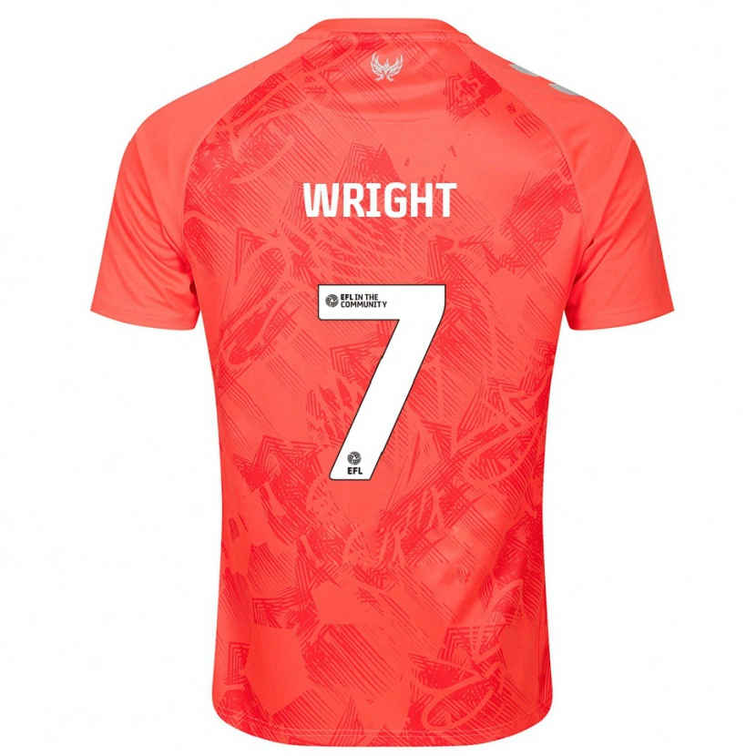 Danxen Kinder Alfie Wright #7 Orange Weiß Auswärtstrikot Trikot 2025/26 T-Shirt Österreich