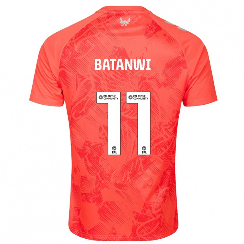 Danxen Kinder Tristen Batanwi #11 Orange Weiß Auswärtstrikot Trikot 2025/26 T-Shirt Österreich