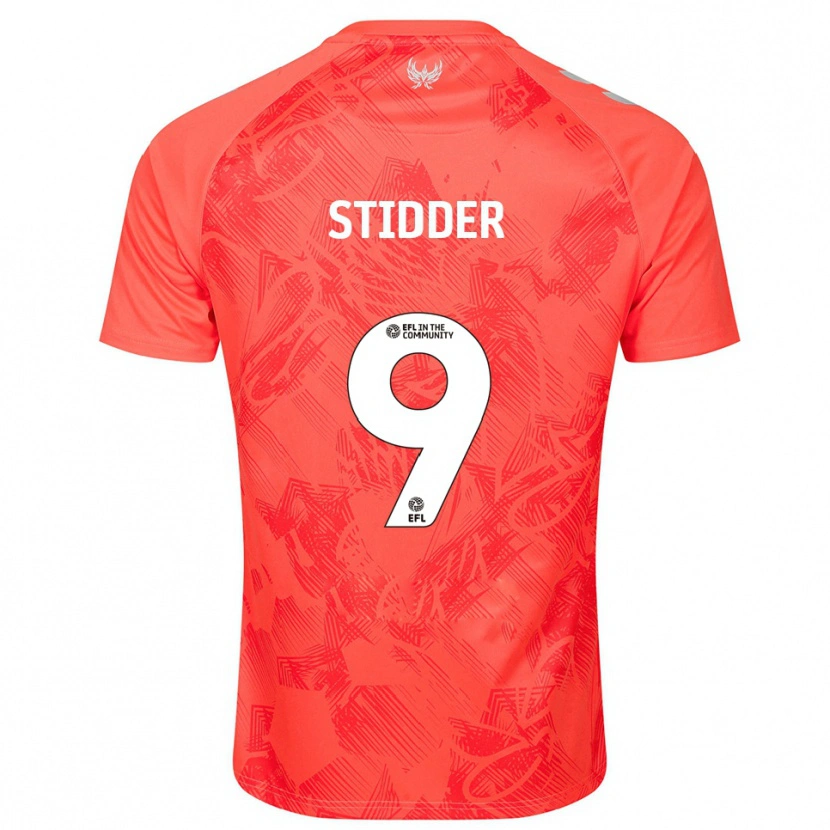 Danxen Kinder Joshua Stidder #9 Orange Weiß Auswärtstrikot Trikot 2025/26 T-Shirt Österreich