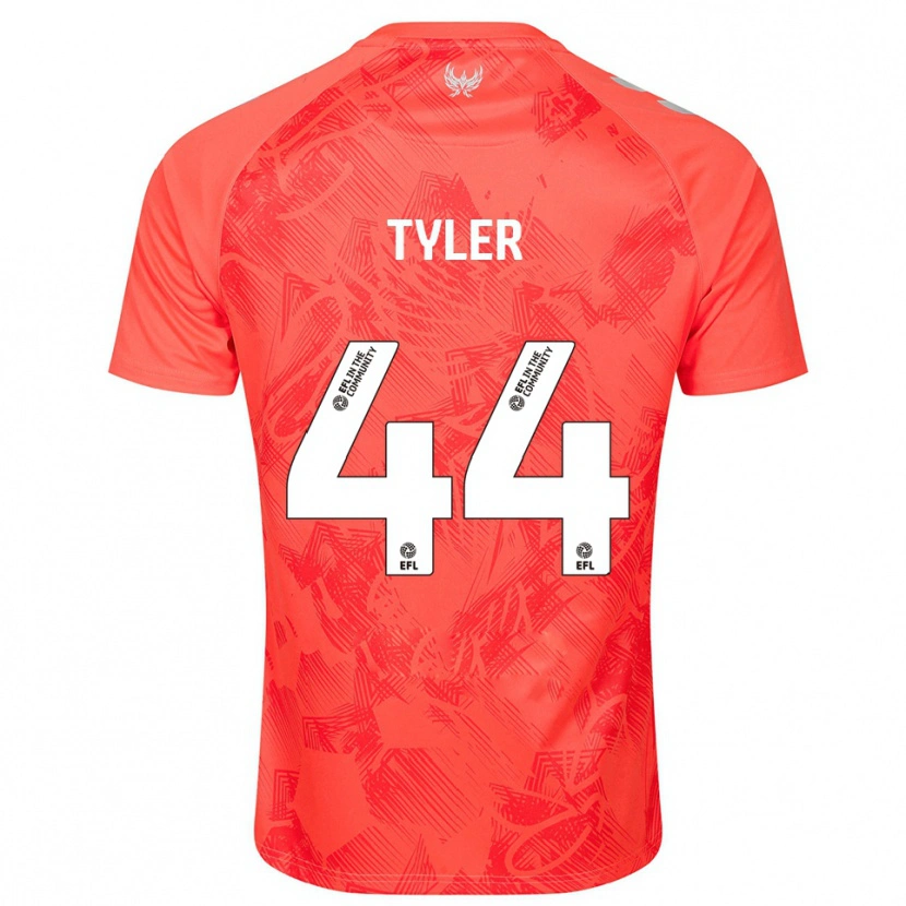 Danxen Kinder Cian Tyler #44 Orange Weiß Auswärtstrikot Trikot 2025/26 T-Shirt Österreich