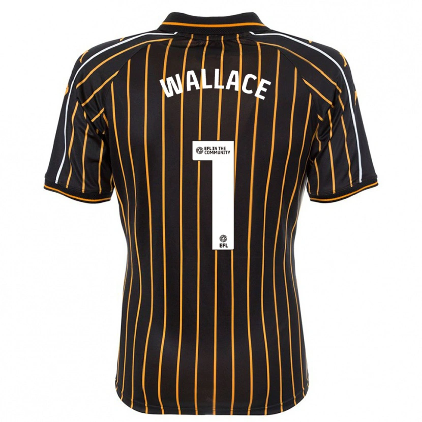 Danxen Kinder Abbi Wallace #1 Weiß Schwarz Auswärtstrikot Trikot 2025/26 T-Shirt Österreich
