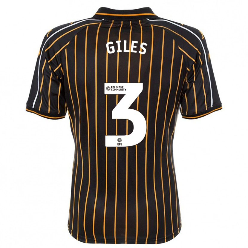 Danxen Kinder Ryan Giles #3 Weiß Schwarz Auswärtstrikot Trikot 2025/26 T-Shirt Österreich