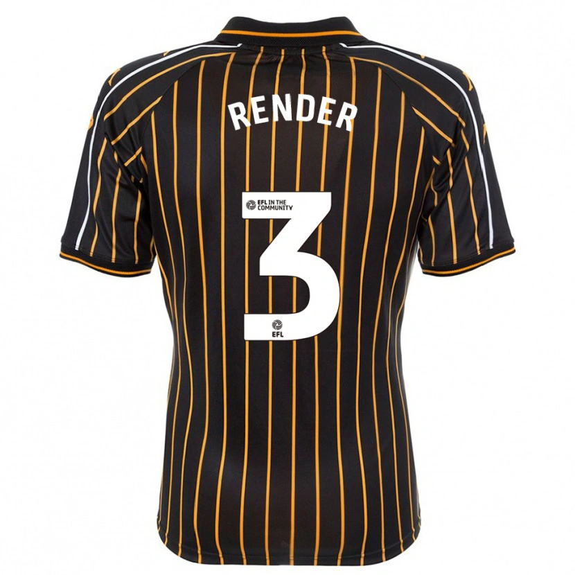 Danxen Kinder Meg Render #3 Weiß Schwarz Auswärtstrikot Trikot 2025/26 T-Shirt Österreich