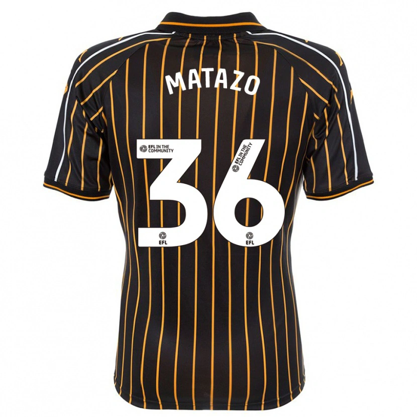 Danxen Kinder Eliot Matazo #36 Weiß Schwarz Auswärtstrikot Trikot 2025/26 T-Shirt Österreich