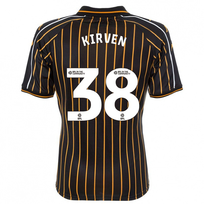 Danxen Kinder Tess Kirven #38 Weiß Schwarz Auswärtstrikot Trikot 2025/26 T-Shirt Österreich