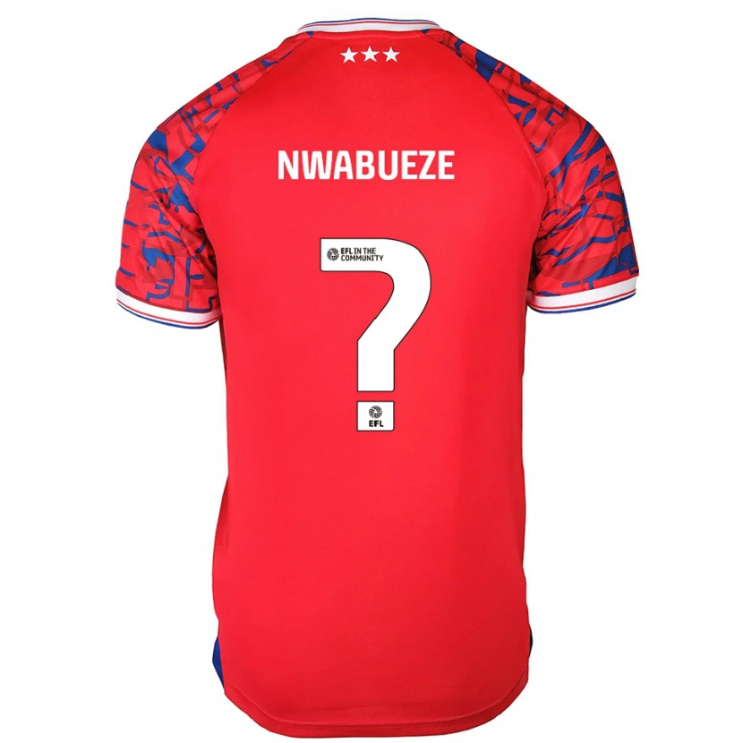 Danxen Kinder Jesse Nwabueze #0 Rot Blau Auswärtstrikot Trikot 2025/26 T-Shirt Österreich
