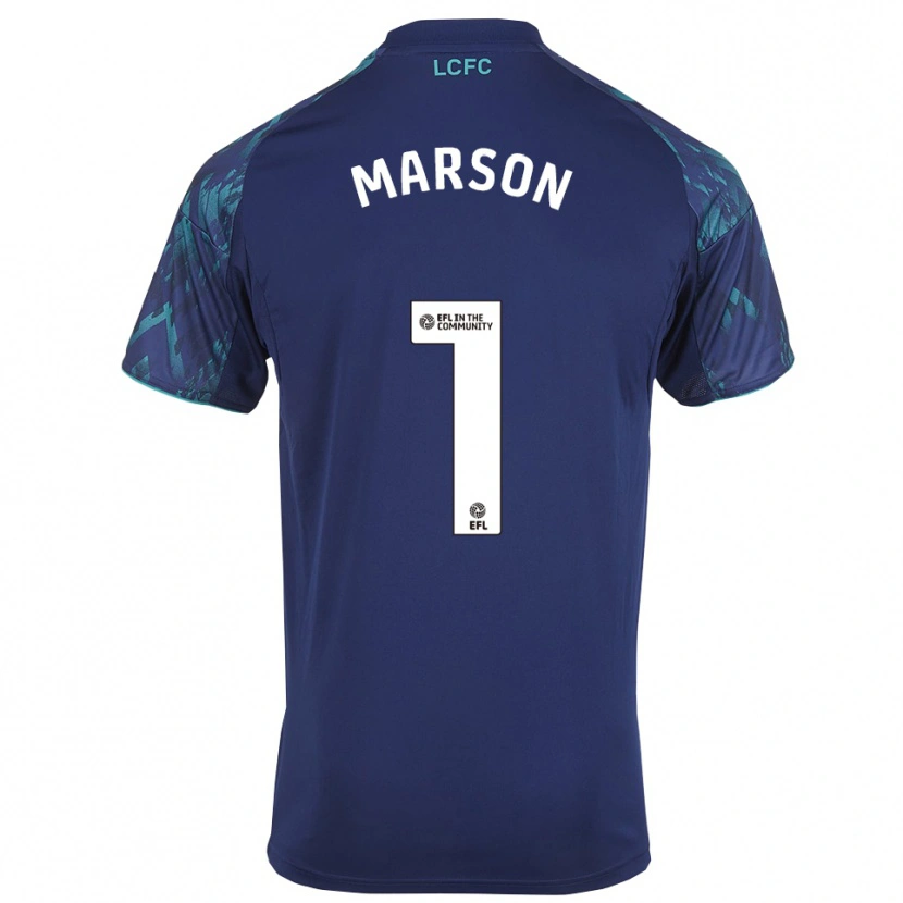 Danxen Kinder Freddie Marson #1 Marinegrün Weiß Auswärtstrikot Trikot 2025/26 T-Shirt Österreich