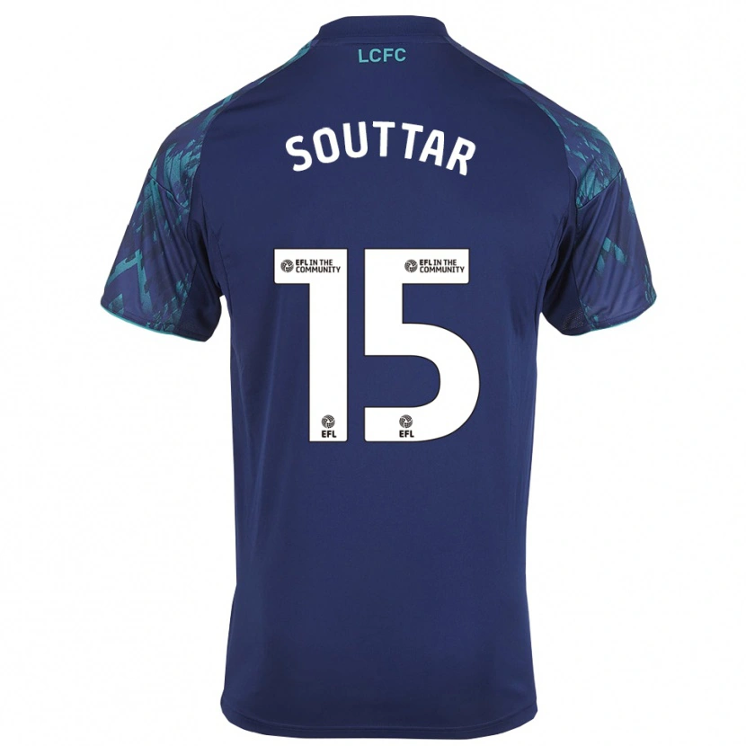 Danxen Kinder Harry Souttar #15 Marinegrün Weiß Auswärtstrikot Trikot 2025/26 T-Shirt Österreich