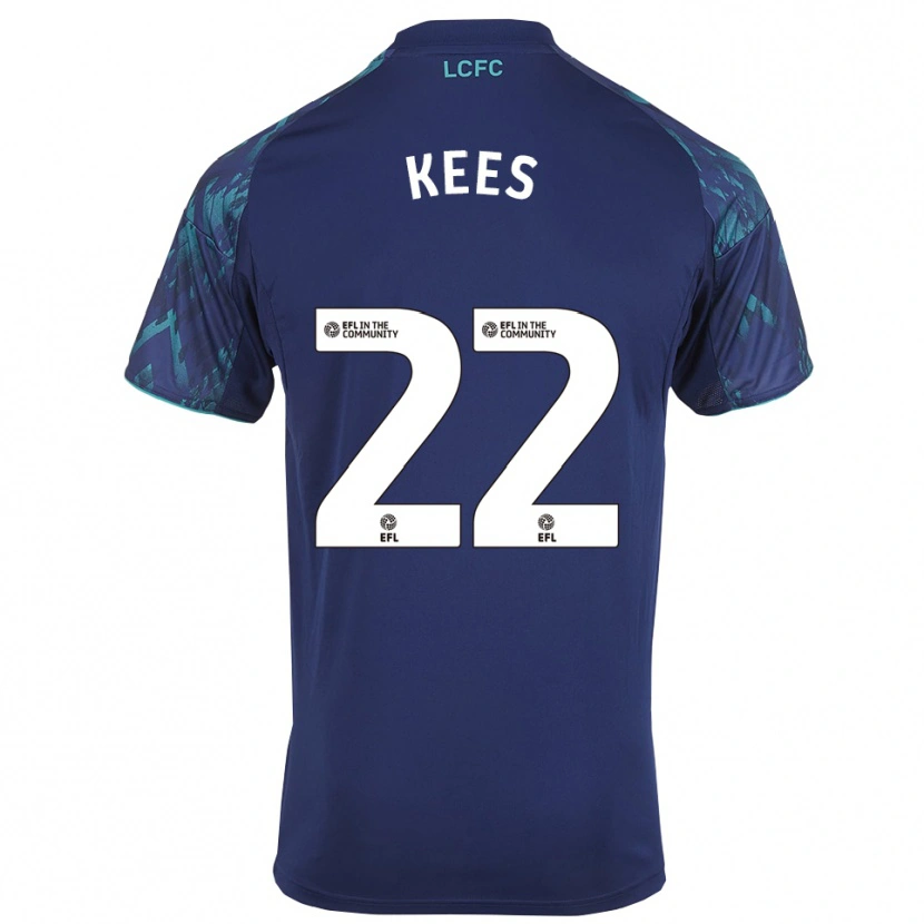 Danxen Kinder Sari Kees #22 Marinegrün Weiß Auswärtstrikot Trikot 2025/26 T-Shirt Österreich