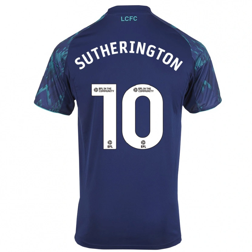 Danxen Kinder Harry Sutherington #10 Marinegrün Weiß Auswärtstrikot Trikot 2025/26 T-Shirt Österreich