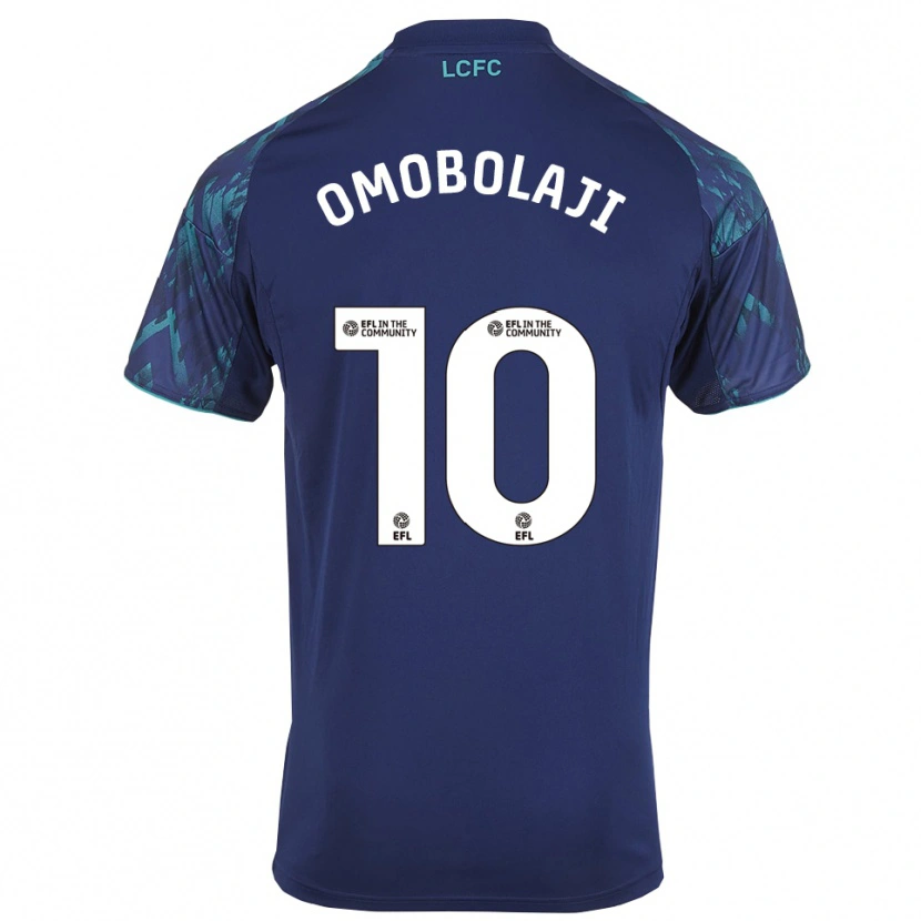 Danxen Kinder Laolu Omobolaji #10 Marinegrün Weiß Auswärtstrikot Trikot 2025/26 T-Shirt Österreich
