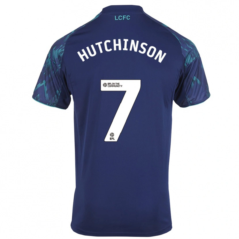 Danxen Kinder Lorenz Hutchinson #7 Marinegrün Weiß Auswärtstrikot Trikot 2025/26 T-Shirt Österreich