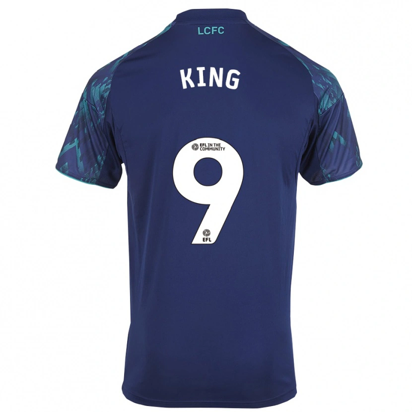 Danxen Kinder Josh King #9 Marinegrün Weiß Auswärtstrikot Trikot 2025/26 T-Shirt Österreich