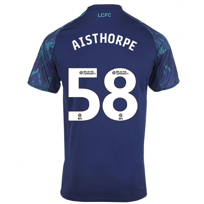 Danxen Kinder Bailey Aisthorpe #58 Marinegrün Weiß Auswärtstrikot Trikot 2025/26 T-Shirt Österreich
