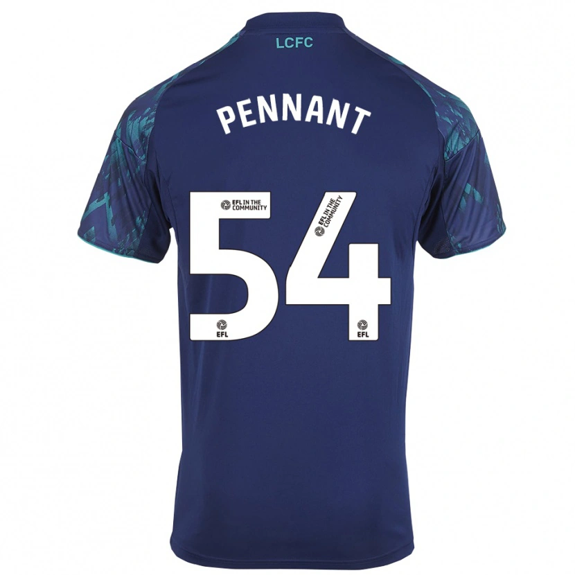 Danxen Kinder Kian Pennant #54 Marinegrün Weiß Auswärtstrikot Trikot 2025/26 T-Shirt Österreich