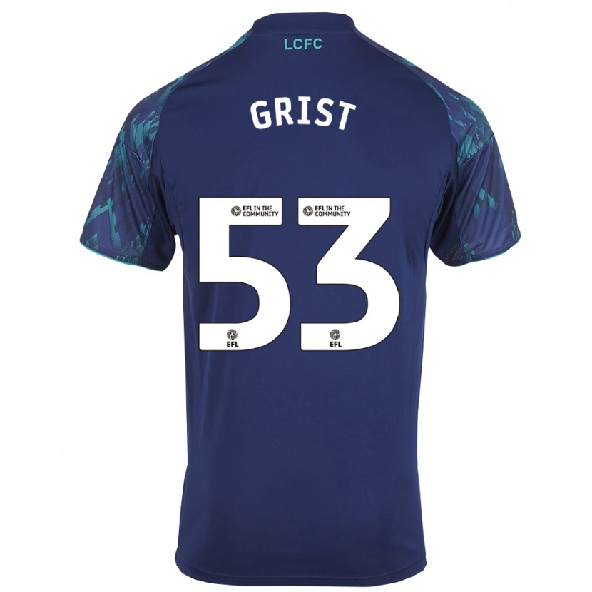 Danxen Kinder Ben Grist #53 Marinegrün Weiß Auswärtstrikot Trikot 2025/26 T-Shirt Österreich