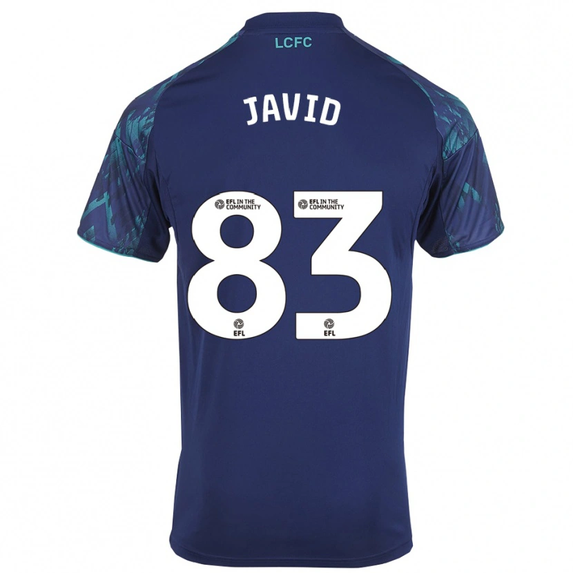 Danxen Kinder Abdullah Javid #83 Marinegrün Weiß Auswärtstrikot Trikot 2025/26 T-Shirt Österreich