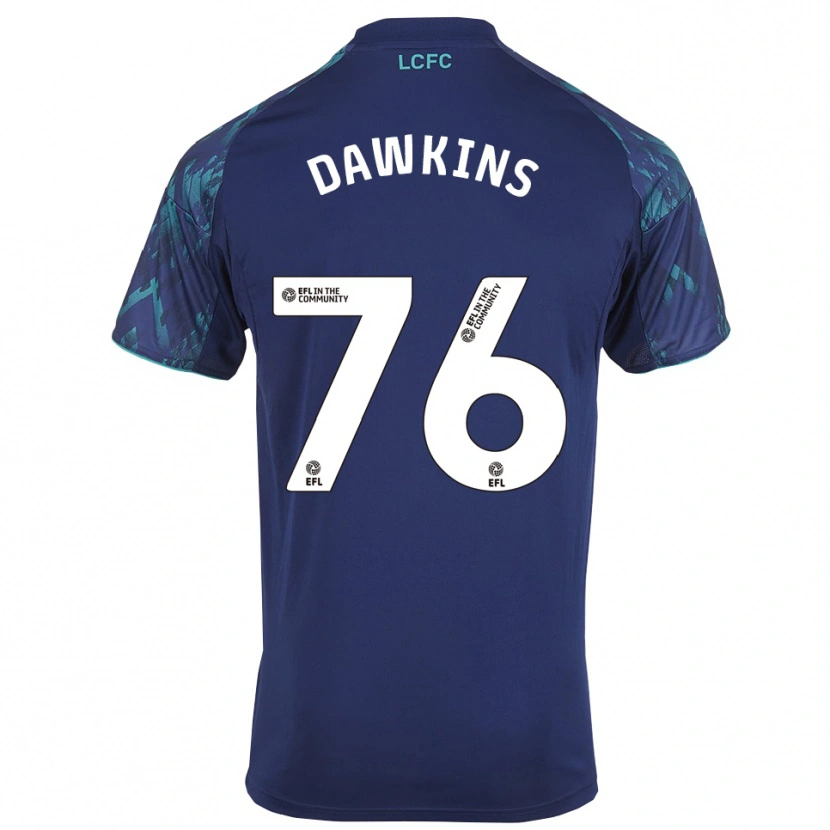 Danxen Kinder Kartell Dawkins #76 Marinegrün Weiß Auswärtstrikot Trikot 2025/26 T-Shirt Österreich