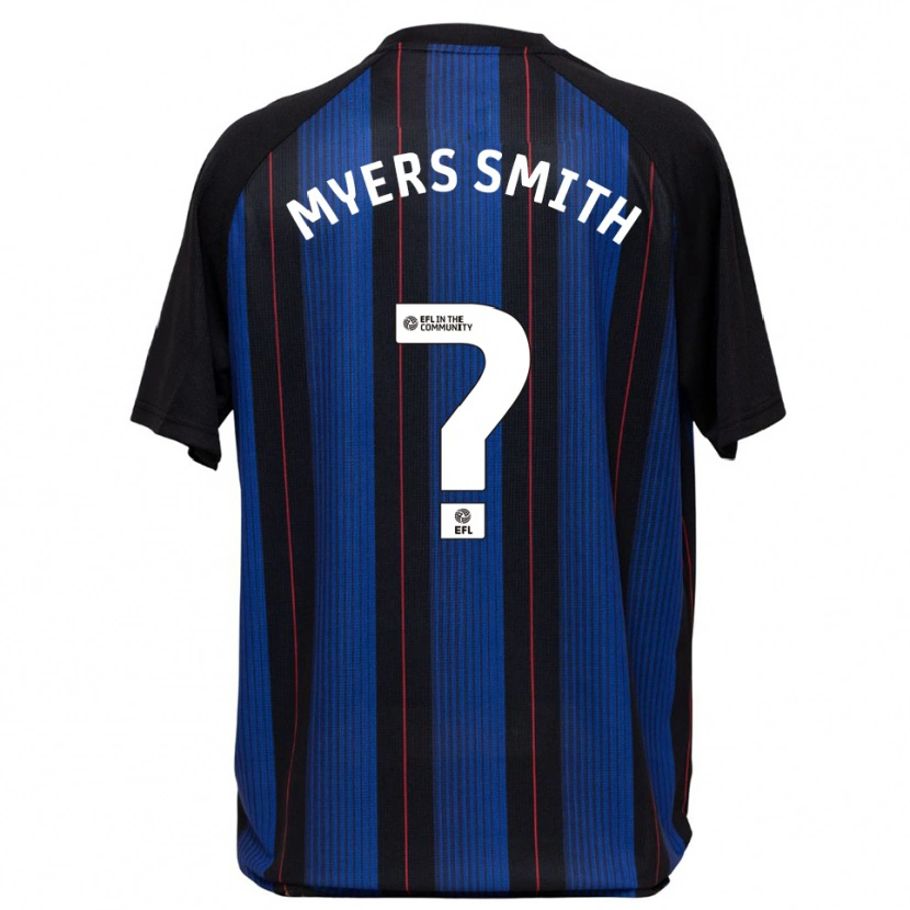 Danxen Kinder Alfie Myers-Smith #0 Blau Schwarz Auswärtstrikot Trikot 2025/26 T-Shirt Österreich
