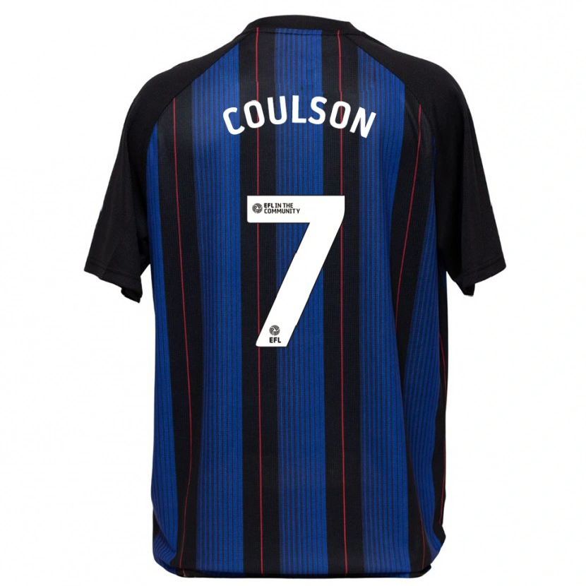 Danxen Kinder Frankie Coulson #7 Blau Schwarz Auswärtstrikot Trikot 2025/26 T-Shirt Österreich