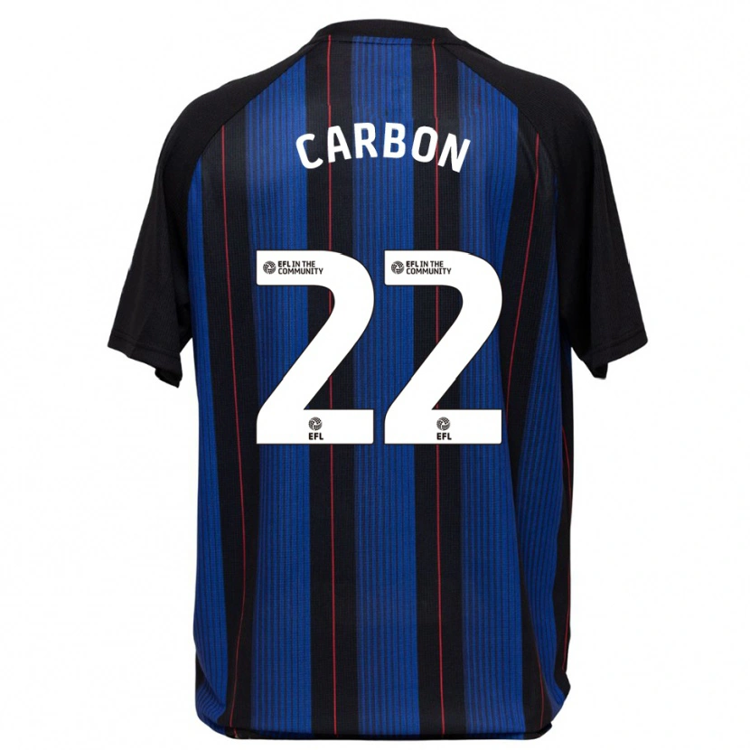 Danxen Kinder Jayden Carbon #22 Blau Schwarz Auswärtstrikot Trikot 2025/26 T-Shirt Österreich