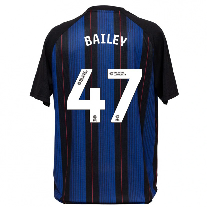 Danxen Kinder Bailey Palmer #47 Blau Schwarz Auswärtstrikot Trikot 2025/26 T-Shirt Österreich