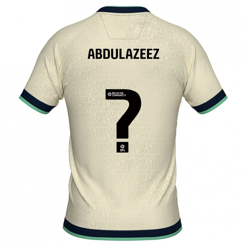 Danxen Kinder Abdulahi Abdulazeez #0 Champagner Marine Auswärtstrikot Trikot 2025/26 T-Shirt Österreich