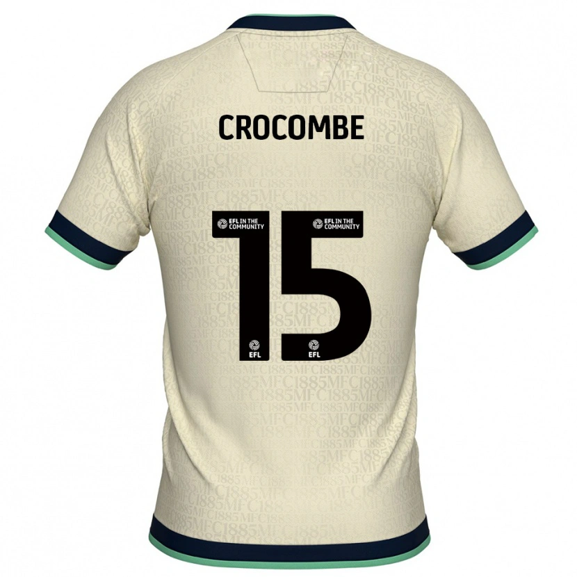 Danxen Kinder Max Crocombe #15 Champagner Marine Auswärtstrikot Trikot 2025/26 T-Shirt Österreich