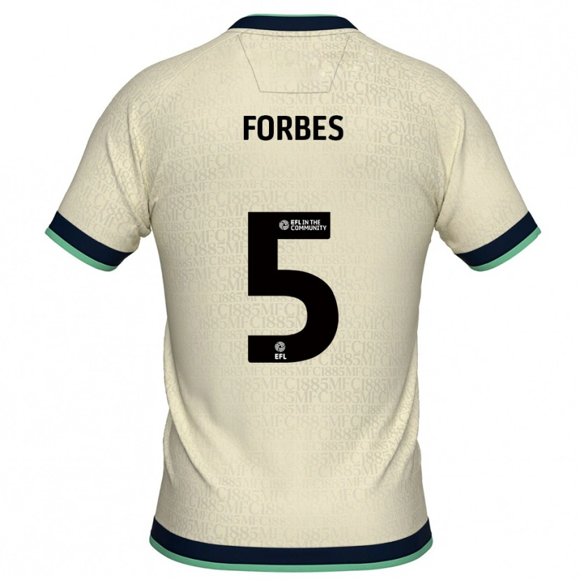 Danxen Kinder Dean Forbes #5 Champagner Marine Auswärtstrikot Trikot 2025/26 T-Shirt Österreich