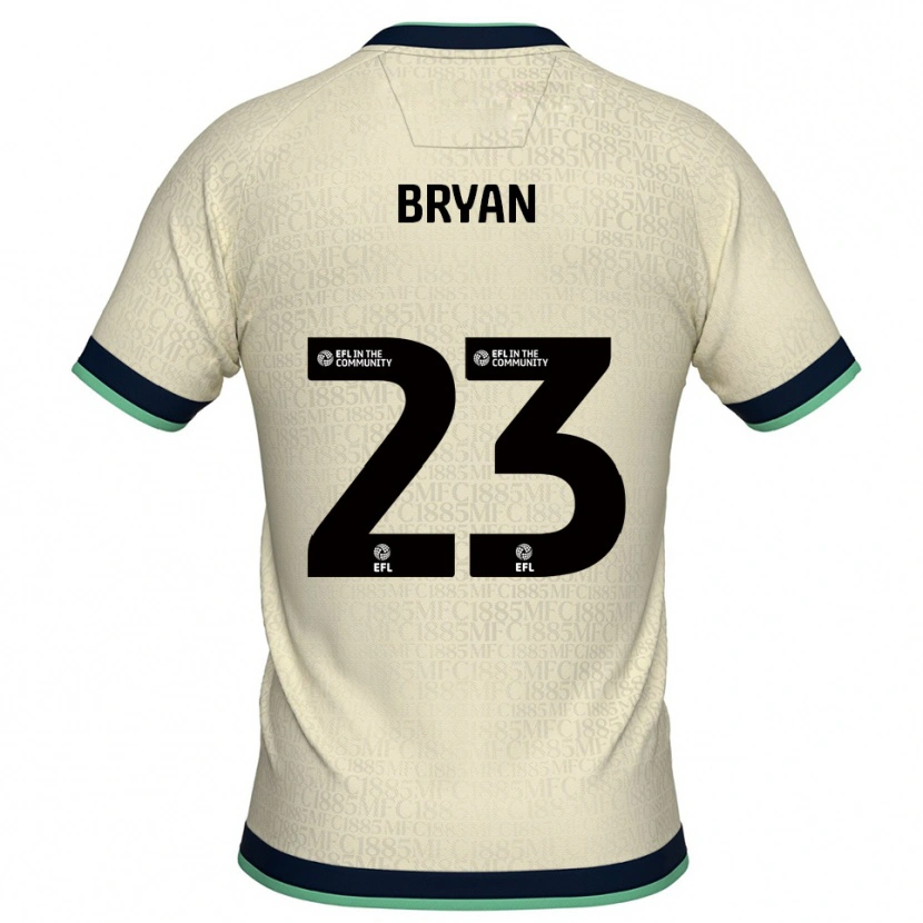 Danxen Kinder Joe Bryan #23 Champagner Marine Auswärtstrikot Trikot 2025/26 T-Shirt Österreich