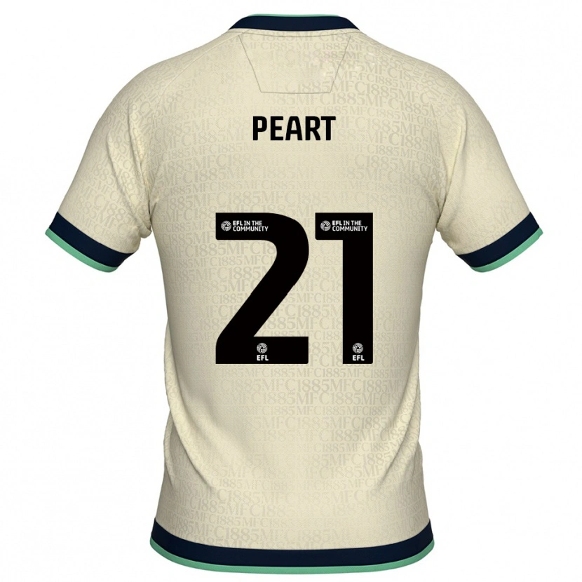 Danxen Kinder Kalani Peart #21 Champagner Marine Auswärtstrikot Trikot 2025/26 T-Shirt Österreich