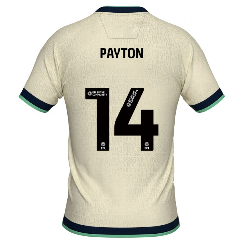 Danxen Kinder Edward Payton #14 Champagner Marine Auswärtstrikot Trikot 2025/26 T-Shirt Österreich