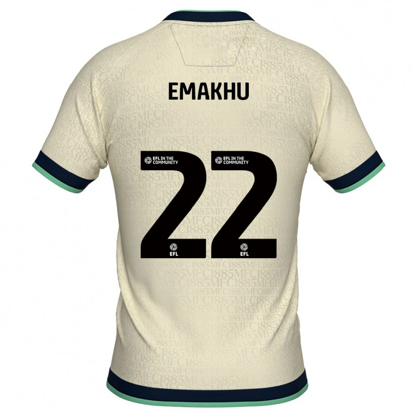 Danxen Kinder Aidomo Emakhu #22 Champagner Marine Auswärtstrikot Trikot 2025/26 T-Shirt Österreich