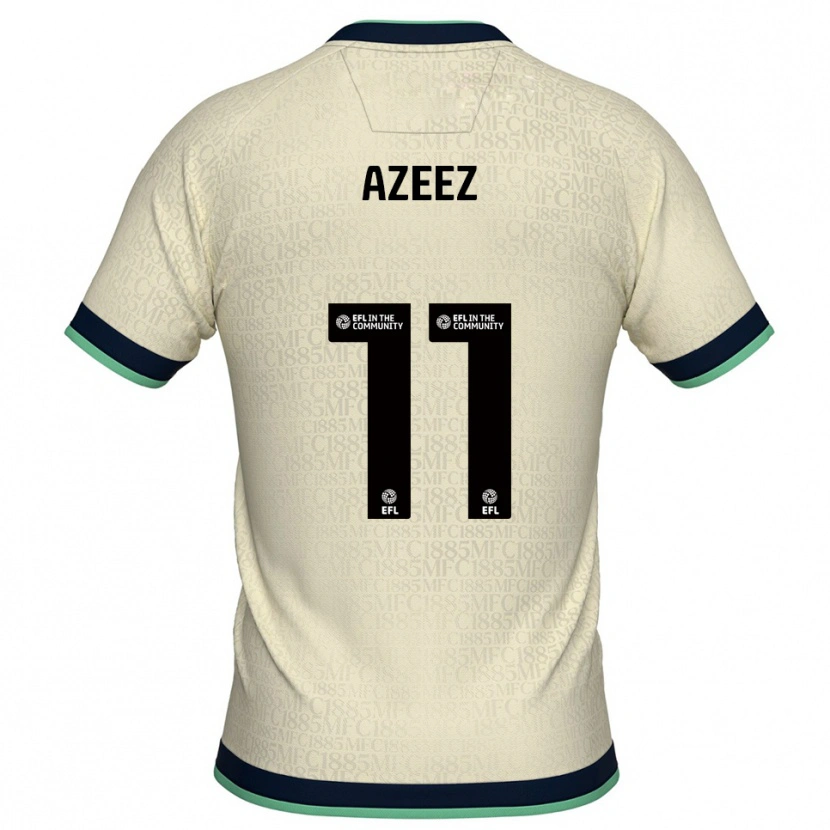 Danxen Kinder Femi Azeez #11 Champagner Marine Auswärtstrikot Trikot 2025/26 T-Shirt Österreich