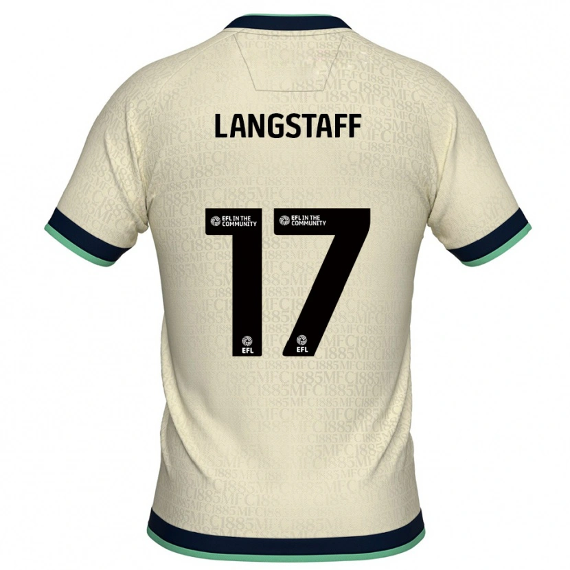 Danxen Kinder Macaulay Langstaff #17 Champagner Marine Auswärtstrikot Trikot 2025/26 T-Shirt Österreich
