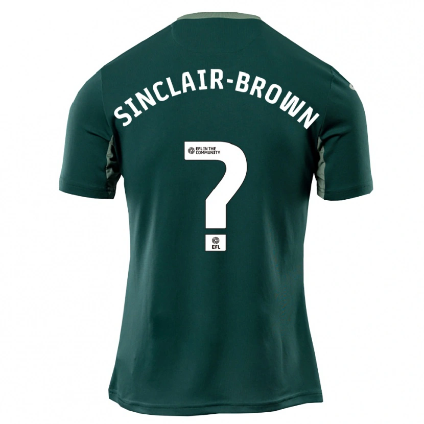 Danxen Kinder Jeremiah Sinclair-Brown #0 Grün Weiß Lila Auswärtstrikot Trikot 2025/26 T-Shirt Österreich