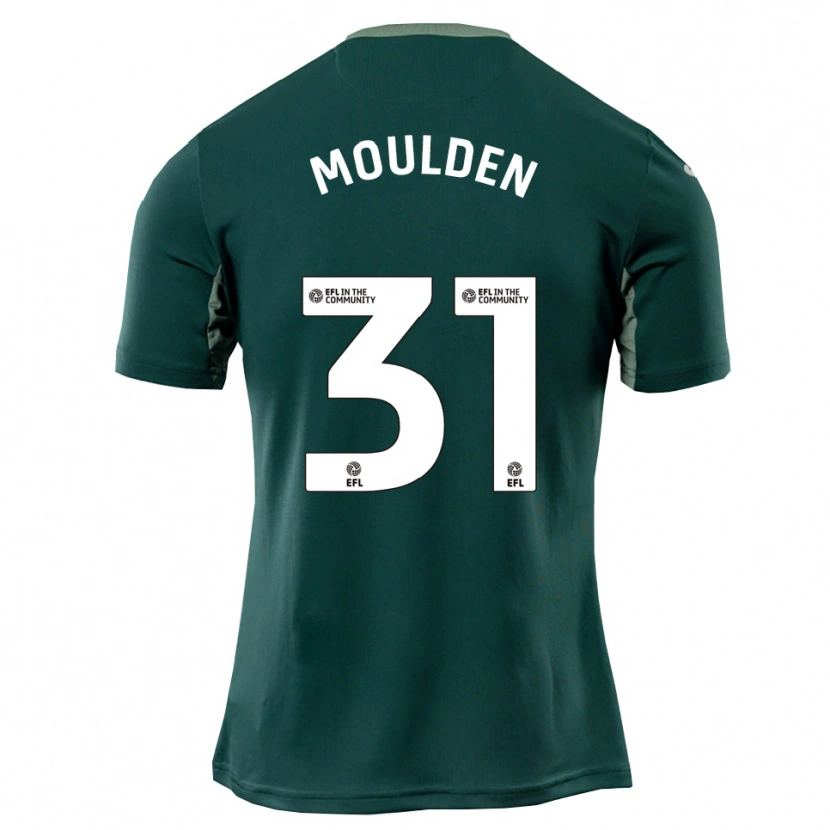Danxen Kinder Louie Moulden #31 Grün Weiß Lila Auswärtstrikot Trikot 2025/26 T-Shirt Österreich