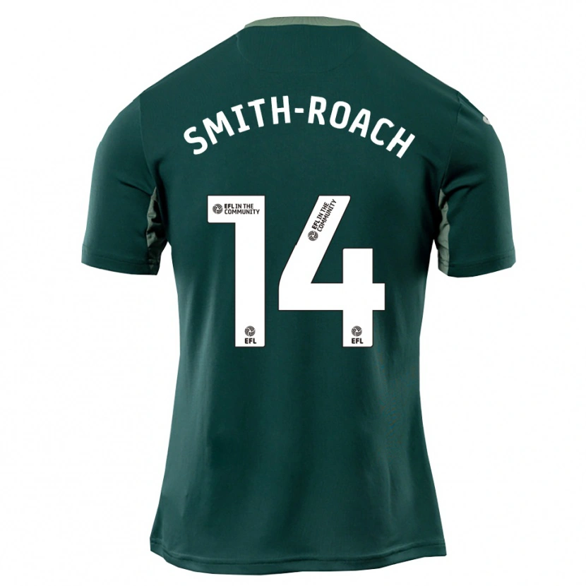Danxen Kinder Rio Smith-Roach #14 Grün Weiß Lila Auswärtstrikot Trikot 2025/26 T-Shirt Österreich