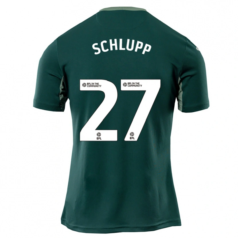 Danxen Kinder Jeffrey Schlupp #27 Grün Weiß Lila Auswärtstrikot Trikot 2025/26 T-Shirt Österreich