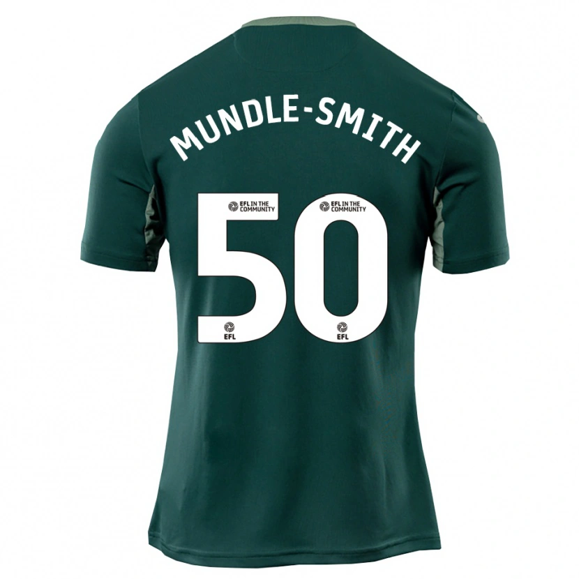 Danxen Kinder Errol Mundle-Smith #50 Grün Weiß Lila Auswärtstrikot Trikot 2025/26 T-Shirt Österreich