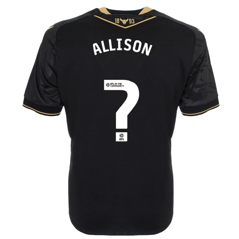 Danxen Kinder Lauren Allison #0 Schwarz Gold Auswärtstrikot Trikot 2025/26 T-Shirt Österreich