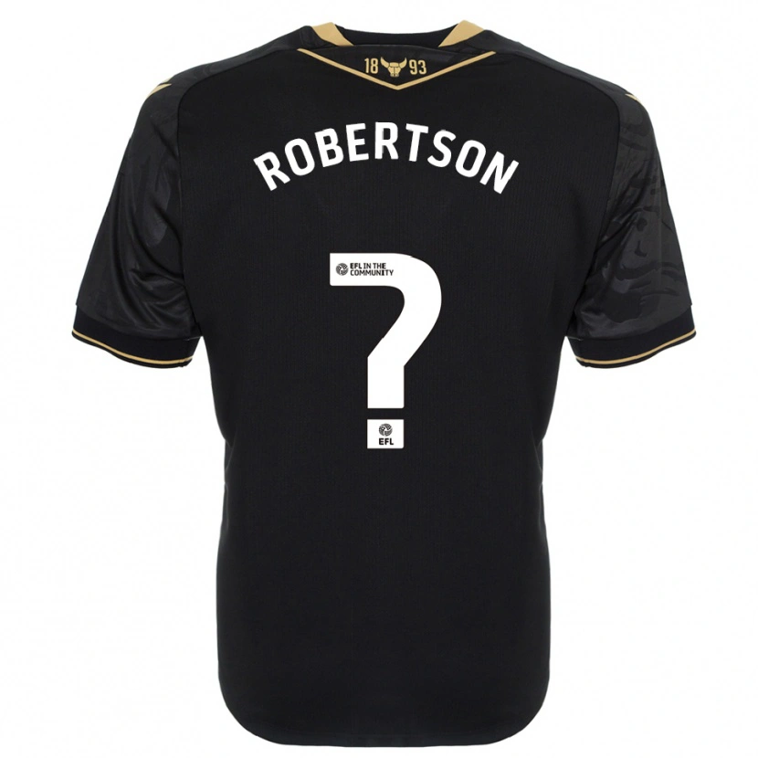 Danxen Kinder Maddie Robertson #0 Schwarz Gold Auswärtstrikot Trikot 2025/26 T-Shirt Österreich