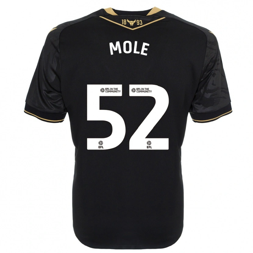 Danxen Kinder Harrison Mole #52 Schwarz Gold Auswärtstrikot Trikot 2025/26 T-Shirt Österreich