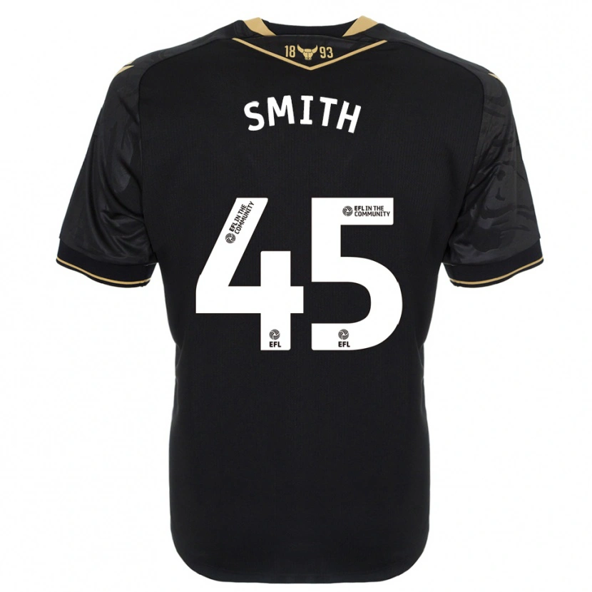 Danxen Kinder Max Smith #45 Schwarz Gold Auswärtstrikot Trikot 2025/26 T-Shirt Österreich