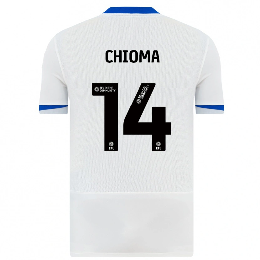 Danxen Kinder Nathaniel Chioma #14 Weiß Schwarz Auswärtstrikot Trikot 2025/26 T-Shirt Österreich