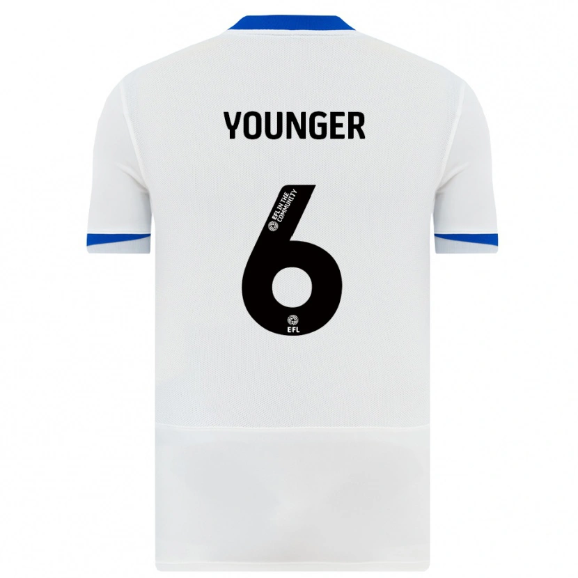 Danxen Kinder Jazz Younger #6 Weiß Schwarz Auswärtstrikot Trikot 2025/26 T-Shirt Österreich