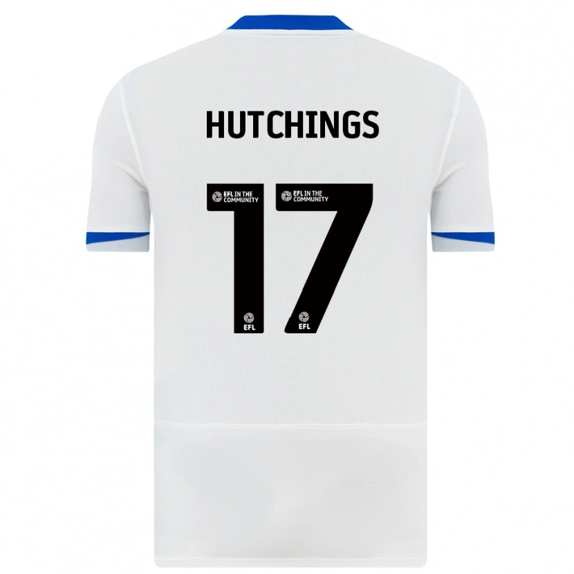Danxen Kinder Annie Hutchings #17 Weiß Schwarz Auswärtstrikot Trikot 2025/26 T-Shirt Österreich